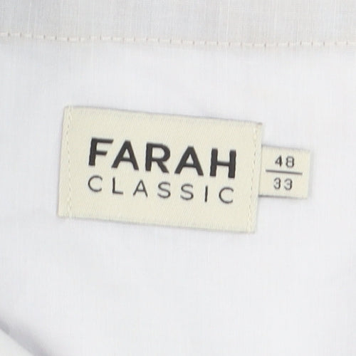 Farah Classic Men's Black 48x33 Stretch Smart Trousers