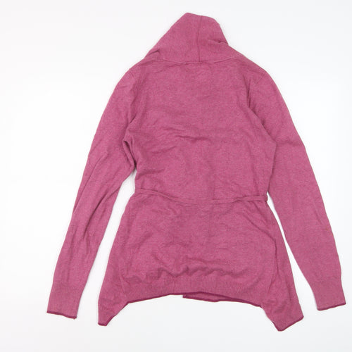 Fat Face Women’s Pink Cotton Belted Cardigan Size 12