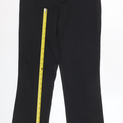 Zara Women Black L Slim Fit Dress Pants Smart Work Trousers