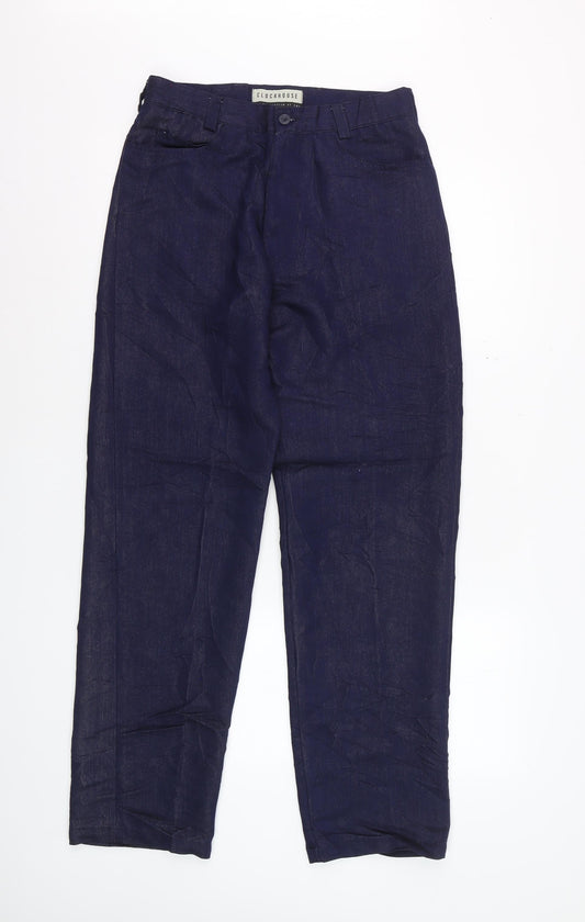 Clockhouse Women Blue 30/32 Chino Straight Leg Trousers