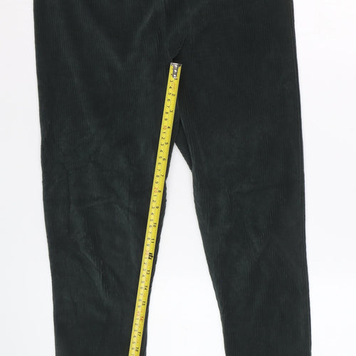 Marks and Spencer Women’s Dark Green Corduroy Leggings Size 14