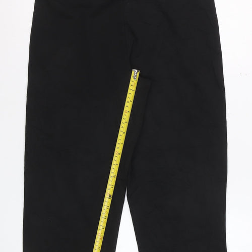 Marks and Spencer Women's Black Cotton Blend Leggings Size 14