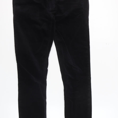 Gap 1969 Women Black Corduroy Always Skinny Trousers Size 26R
