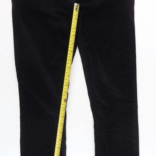 Gap 1969 Women Black Corduroy Always Skinny Trousers Size 26R