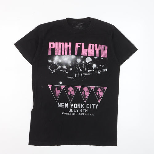 Pink Floyd Women's Black Graphic Rock T-Shirt Size S