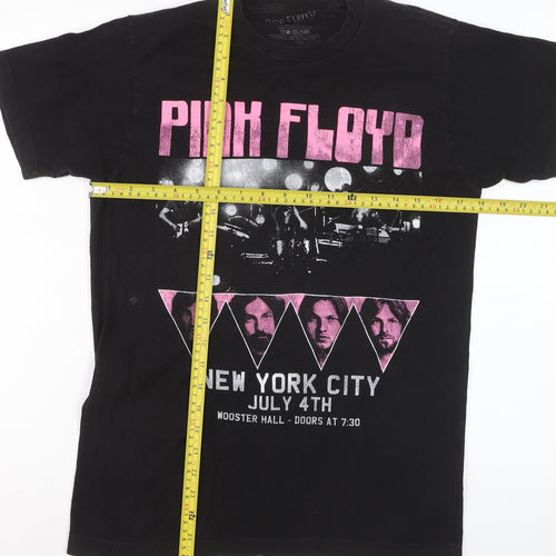 Pink Floyd Women's Black Graphic Rock T-Shirt Size S