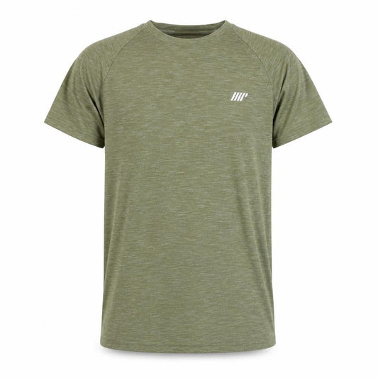 MyProtein Men's Green Athletic Fit Short Sleeve Training T-Shirt Size M
