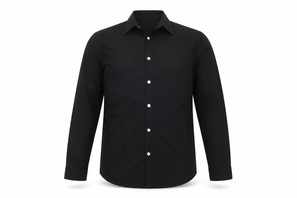 Topman Men’s Black Long Sleeve Formal Dress Shirt M