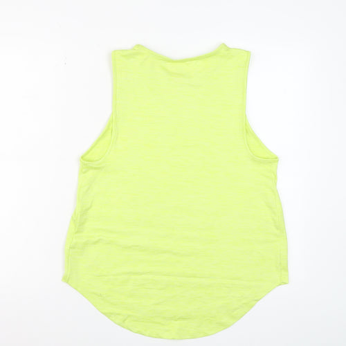 Marks and Spencer Goodmove Yellow Womens Size 10 Sleeveless Tank Top