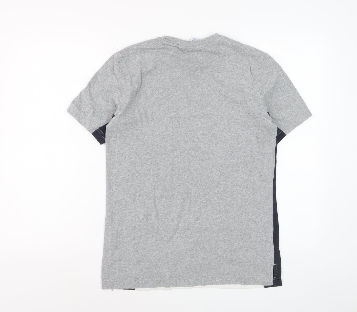 Champion Mens Grey Short Sleeve Crew Neck Cotton T-Shirt Small