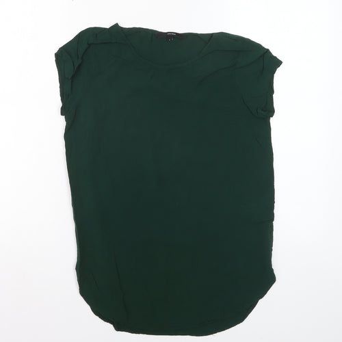Vero Moda Women’s Green Short Sleeve Viscose Blouse Size M
