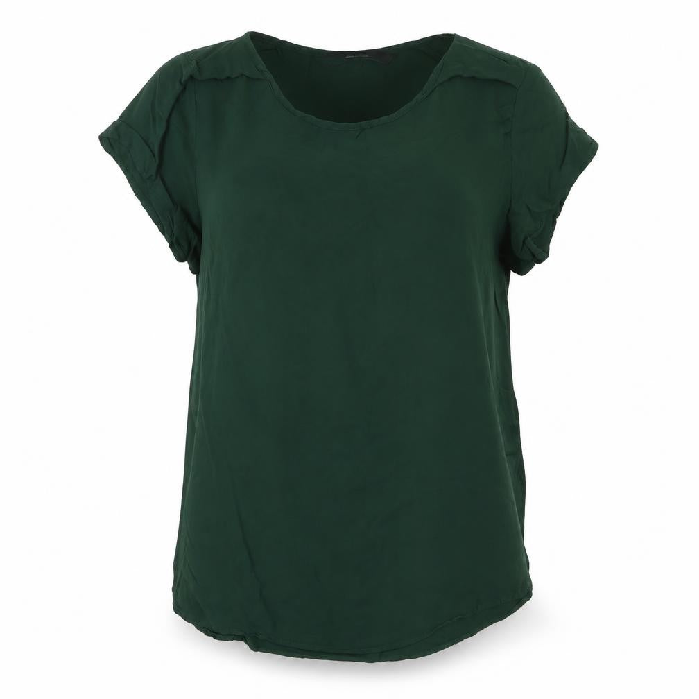 Vero Moda Women’s Green Short Sleeve Viscose Blouse Size M