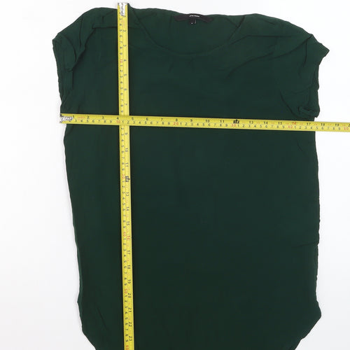 Vero Moda Women’s Green Short Sleeve Viscose Blouse Size M