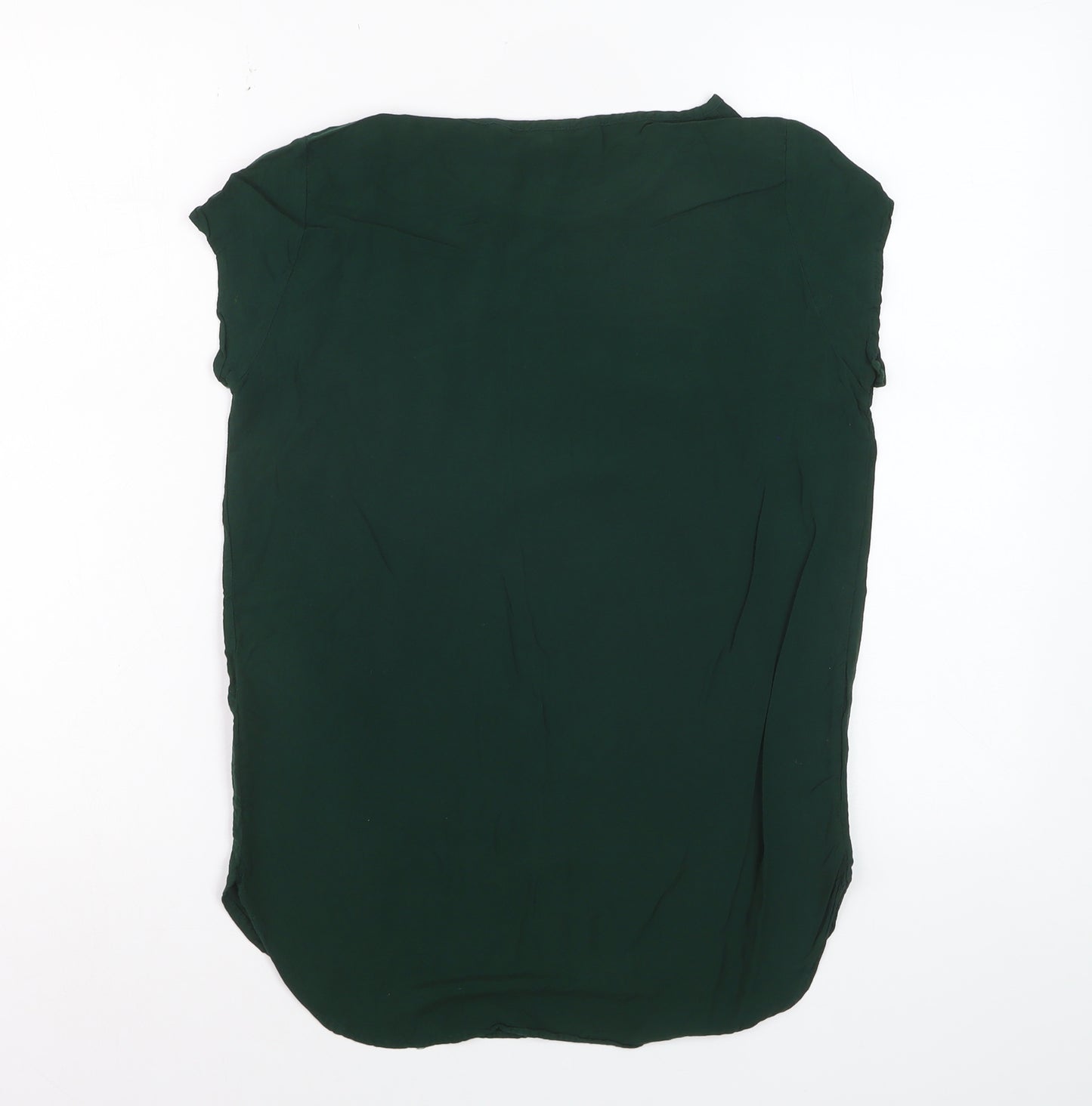 Vero Moda Women’s Green Short Sleeve Viscose Blouse Size M