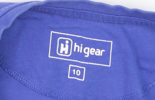 Hi Gear Boys Blue 10 Years Cotton Graphic Print Outdoor T-Shirt