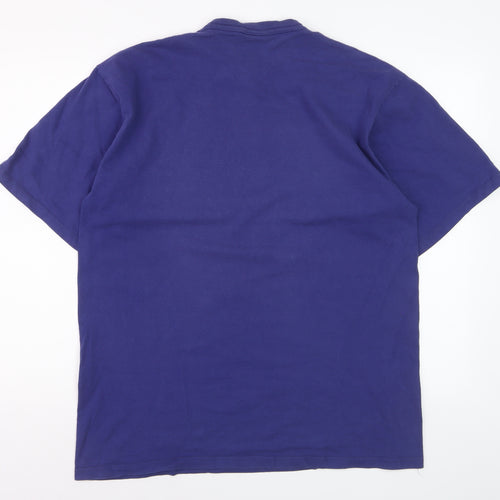 Harlequin Men’s Blue Dolphin Graphic Nature T-Shirt XL Vintage