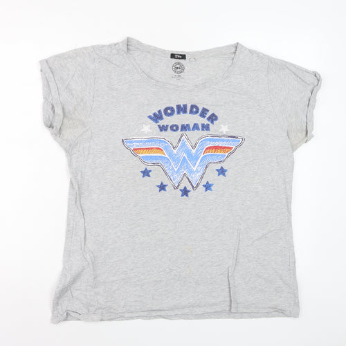TBar DC Comics Women’s Grey Wonder Woman T-Shirt Size S