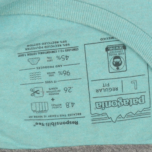 Patagonia Men’s Green Regular Fit Graphic T-Shirt L