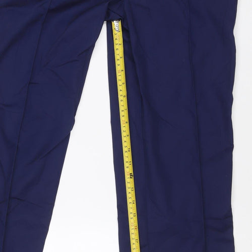 Work in Style Men's Blue 32in Regular Fit Work Trousers