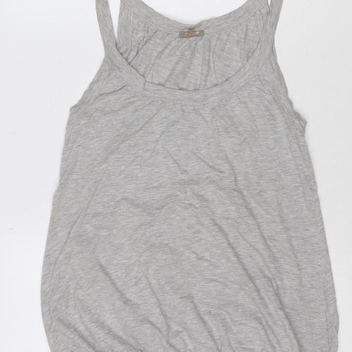 Jigsaw Womens Grey Jersey Modal Cotton Tank Top M