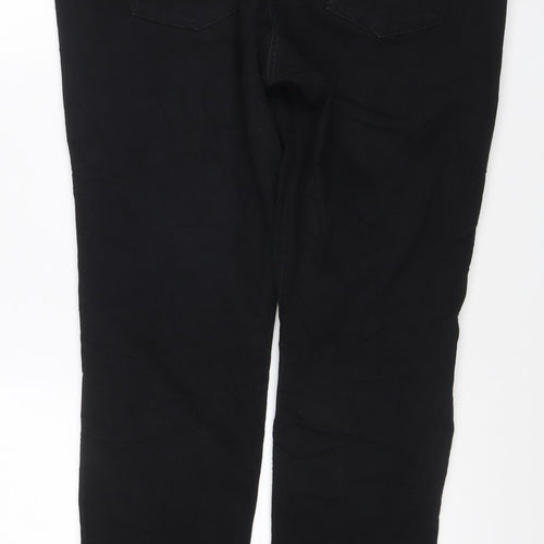 Next Women’s Black Straight Jeans Size 18 Long Cotton Blend