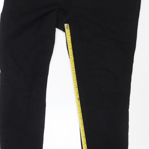 Next Women’s Black Straight Jeans Size 18 Long Cotton Blend