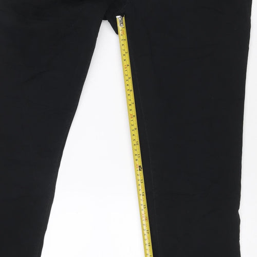 Next Men's Black Slim Fit Chino Trousers Size 32 Regular