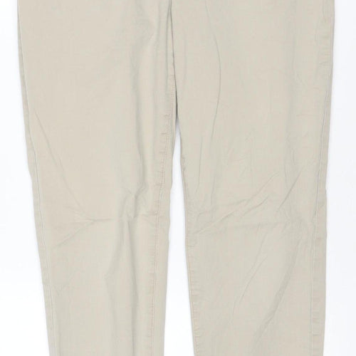 L.O.G.G. Women's Beige Chino Trousers Size 10 Cotton Blend