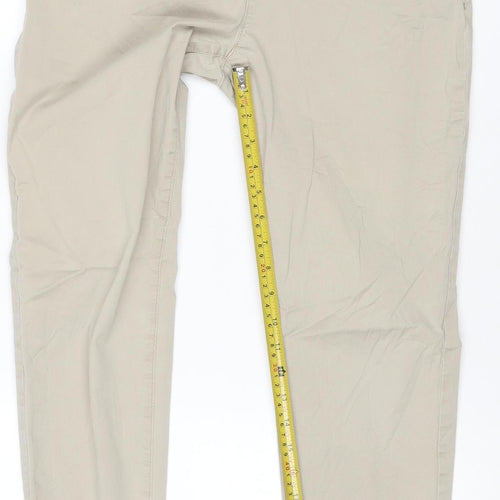 L.O.G.G. Women's Beige Chino Trousers Size 10 Cotton Blend