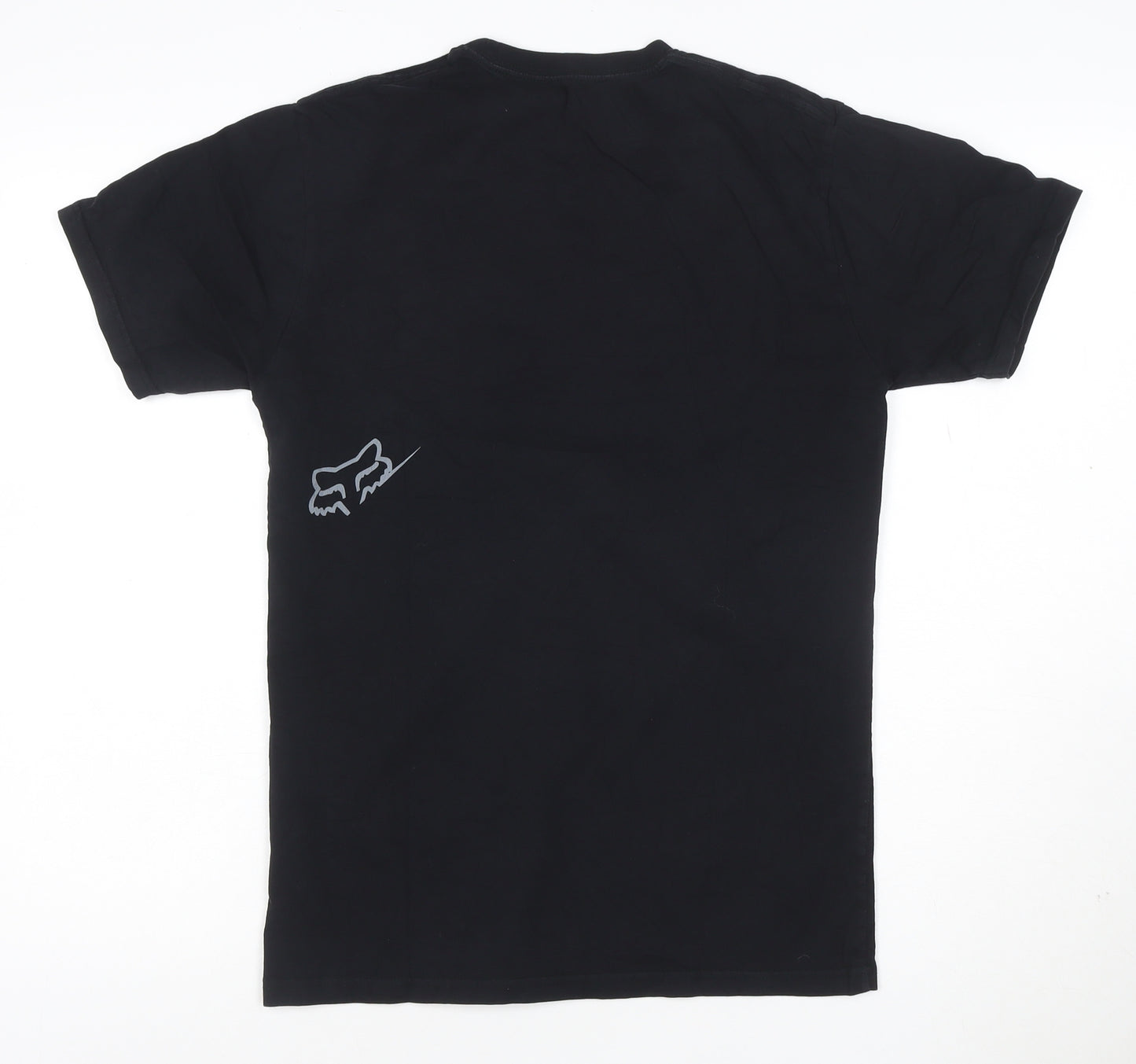 Fox Men's Black Graphic Logo Short Sleeve T-Shirt Size M
