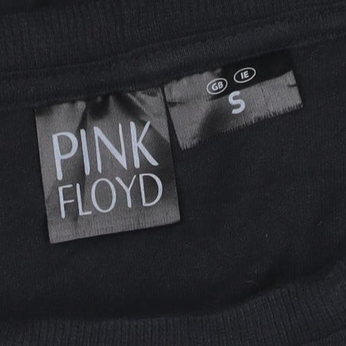 Pink Floyd Women's Black Small Band T-Shirt Short Sleeve Cotton