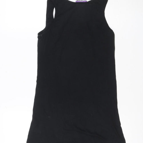Disturbia Women Black Medium Graphic Tank Top 100% Cotton Gothic Style