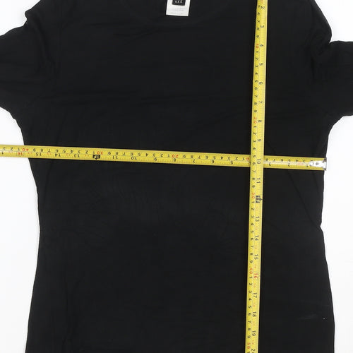 Whistles Women's Black Long Sleeve Viscose Stretch Top Size 10