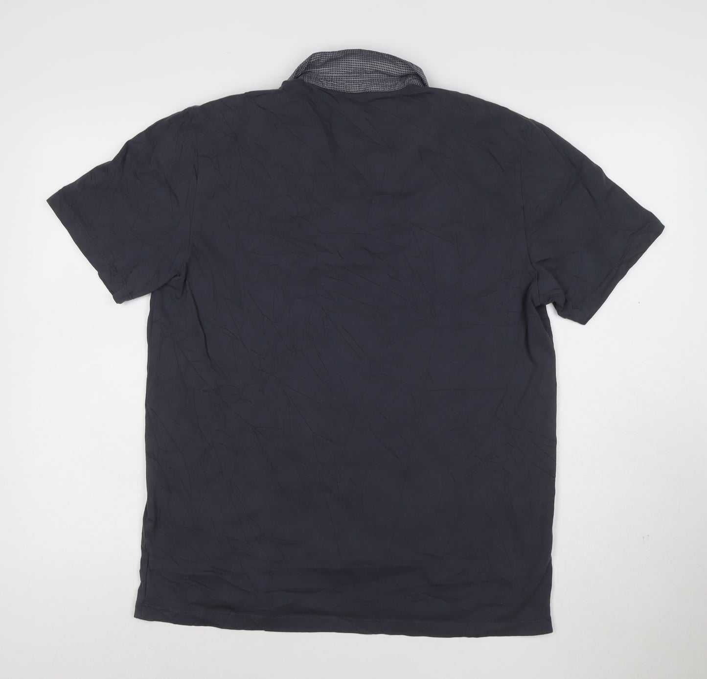 Next Men's Blue Regular Fit Cotton Polo Shirt L