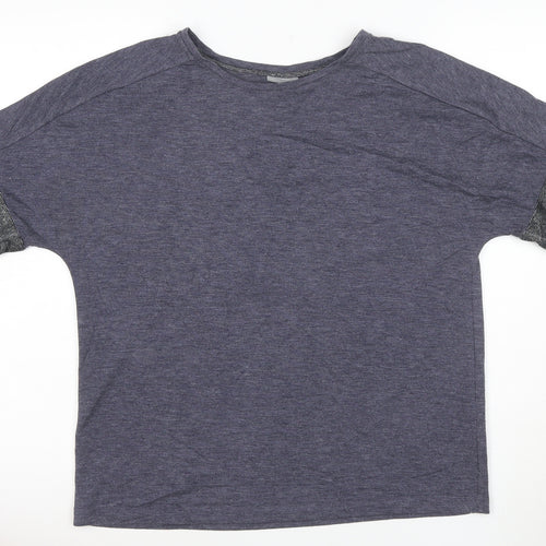Oliver Bonas Women's Blue Relaxed Jersey T-Shirt Size 10
