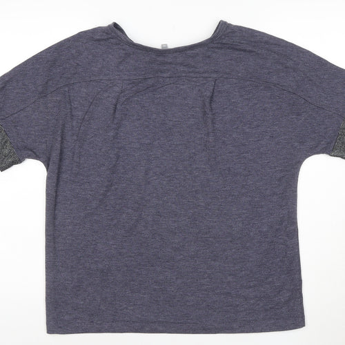 Oliver Bonas Women's Blue Relaxed Jersey T-Shirt Size 10