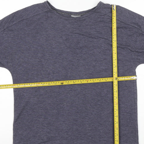 Oliver Bonas Women's Blue Relaxed Jersey T-Shirt Size 10