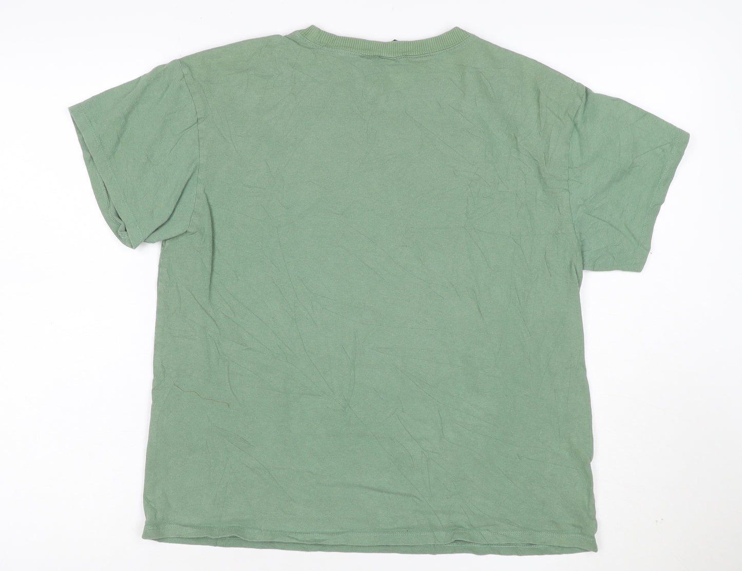 H&M Divided Women’s Green Beastie Boys Graphic Cotton T-Shirt S