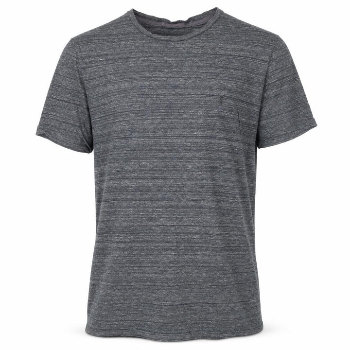 AllSaints Men's Grey Crew Neck Short Sleeve T-Shirt Medium