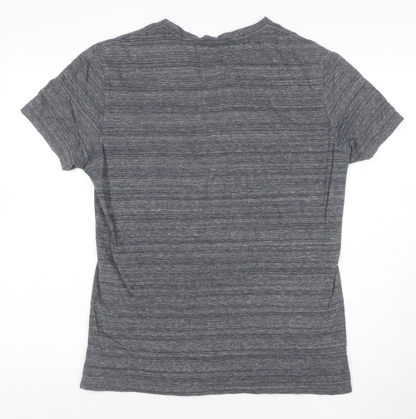 AllSaints Men's Grey Crew Neck Short Sleeve T-Shirt Medium