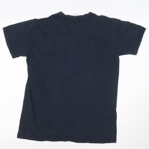 Gildan Mens Black Space Invaders Retro Graphic T-Shirt Size M