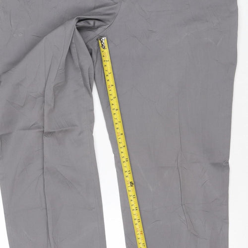 Gerry Weber Women Grey Cotton Blend Cropped Trousers Size 12