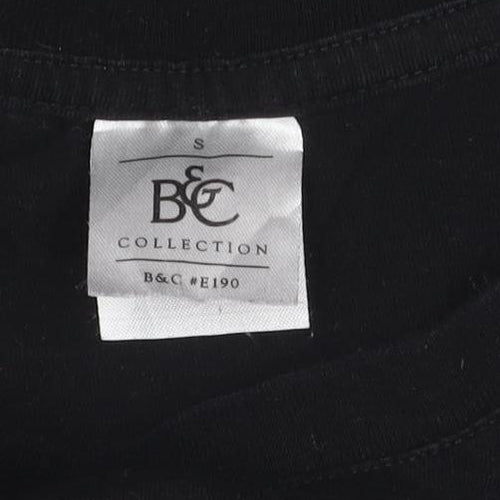 B&C Collection Men's Black Friends Graphic T-Shirt Size S