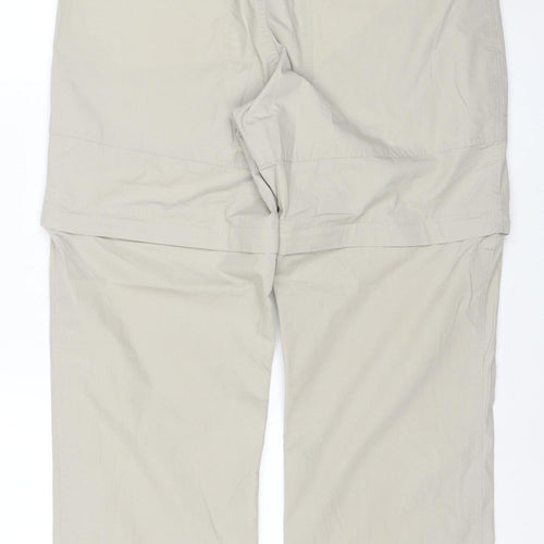 Peter Storm Men's Beige 34S Lightweight Cargo Travel Trousers