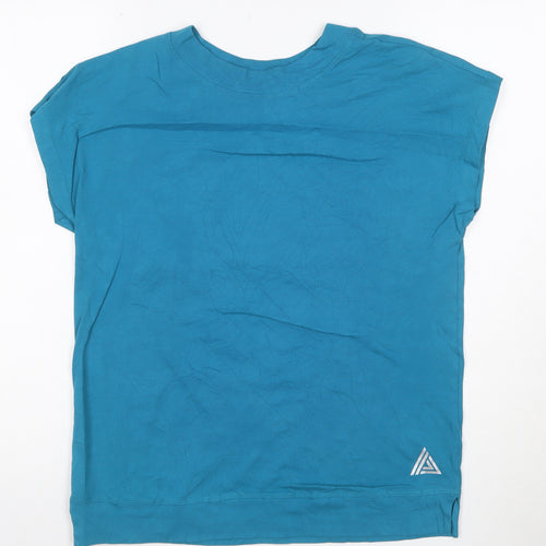 Next Womens Blue Basic Cotton T-Shirt Size S