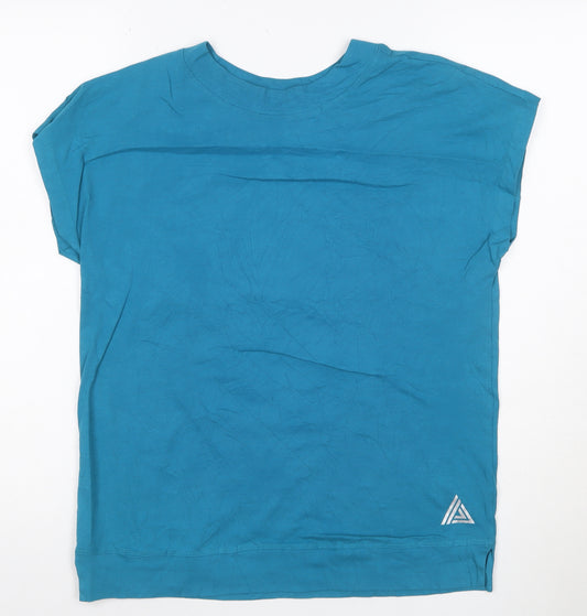 Next Womens Blue Basic Cotton T-Shirt Size S