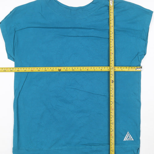 Next Womens Blue Basic Cotton T-Shirt Size S