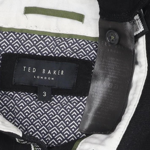 Ted Baker Men's Black Short Sleeve Cotton Polo Shirt Size M