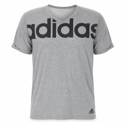 Adidas Mens Grey Climalite Essentials Short Sleeve Crew Neck T-Shirt L
