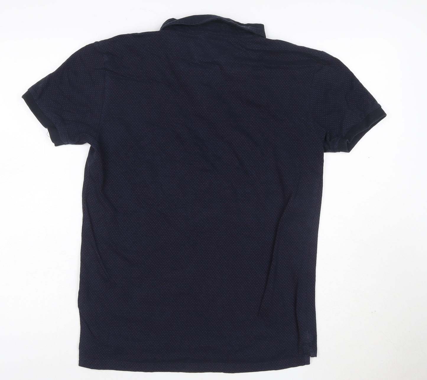 Le Shark Men's Blue Small Polo Shirt Button Down Classic Logo